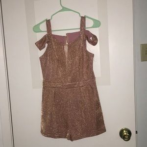 Gold/Copper Shimmer Romper